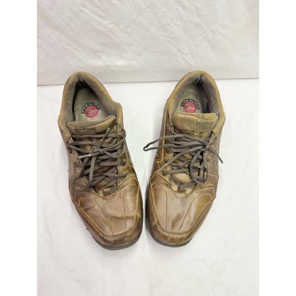 New Balance 627 shoes  Men's size 11D Brown leather Health Walk Walking Shoes - Picture 5 of 15